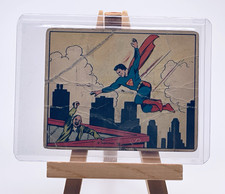 1940 Superman Gum Card #14 Maniac at Large Non-Sport Trading Card picture