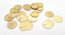 30 Vintage Brass B & W Contruction Co. and Babcock & Wilcox  Erect'n Dept Tokens picture