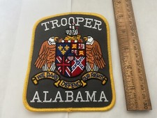 Alabama State Trooper collectable Patch full size and new tracking insured picture