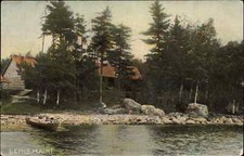 Bemis Maine ME Boat c1900s-10s Postcard picture