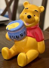 Vintage Walt Disney Winnie the Pooh Sitting w/ Honey Pot Figurine 4
