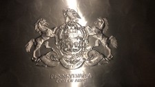 One Of A Kind Wendell august Forge Hammered Aluminum PA Jury Commissions Tray picture