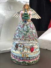 2004 Enesco Heartwood Creek by Jim Shore LANDSCAPE SLEEPS Christmas Angel picture