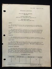 Fuel Flow Remaining Indicator US Navy Eclipse Pioneer Aviation Instructions 1951 picture