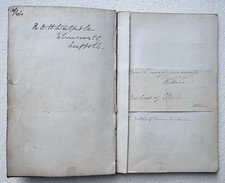 ORIGINAL 1830's AUTOGRAPH ALBUM - Contains 17 Royal & Political Signatures picture