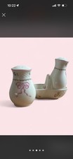 VINTAGE COMPLETE SET - Lenox Japan PETITE SUITE china salt and pepper shakers picture