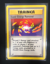 Super Energy Removal 79/102 — Rare — Base Set — WOTC 1999 — LP Excellent picture