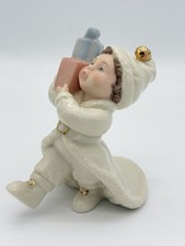 Lenox Porcelain USA Finishing Touches LOADING THE SLEIGH Figurine 5” Vtg picture
