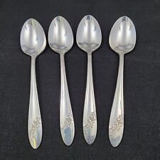 Oneida Queen Bess II Set of 4 Spoons Silverplated 1946 picture