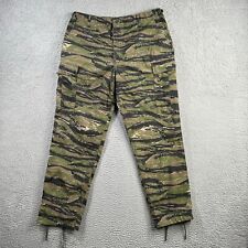 Military Pants Mens Large Green Tiger Stripe Camo Trousers Combat Vietnam Style picture