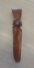 Western Cutlery Vintage Brown Leather Knife Sheath picture