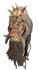 African Tribal Art Carved Wood Bete Mask picture