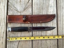 Vintage Case Hunting Fighting Knife With Sheath  picture