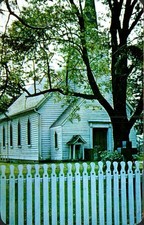 Brantford Ontario - Old Mohawk Church built 1785 - Chrome Postcard - c 1960 picture