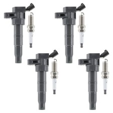 UF611 Ignition Coil & XP6203 Double Iridium Spark Plug for HYUNDAI Sonata San... picture