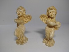 VINTAGE PAIR  MARBLE ALABASTER ONYX SCULPTURE BY JIM TIRRENIA picture