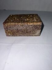 Vintage Marble Trinket Box With Lid picture