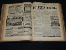 1900 JANUARY-JUNE LA PRESSE MEDICALE JOURNAL FRENCH BOUND VOLUME - KD 5905 picture