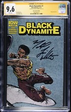 SS CGC BLACK DYNAMITE 1 SUBSCRIPTION EDITION VARIANT  MICHAEL JAI WHITE  SIGNED picture