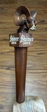 1980s early Shiner Bock beer tap knob – hand carved wood picture