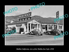 Malibu California The Malibu Beach Cafe c1950 Old Large Historic Photo picture