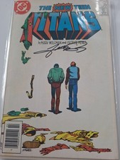 New Teen Titans/Tales of the Teen Titans 39, 40, 41. 39 signed by artist No COA picture