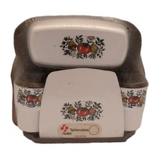 Sterilite Tablemates Gourmet Garden S+P Napkin Butter Vintage 70's new mushroom picture