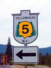 Original British Columbia Yellowhead B.C. Highway 5 Sign  picture