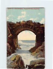 Postcard Stone Arch Bridge Along the Cliff Walk at Rough Point Newport RI picture