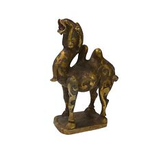 Chinese Metal Golden Rustic Camel Figure vs109 picture