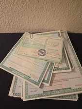 Vintage 1970's 1980's 1990's Forigen Bill Of Sales Lot Of 60 picture