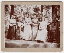 Antique Cabinet Photo Family Reunion Fairfax CA 1898 Marin picture