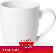 NEW.16-Ounce Large Coffee Mug with Handle Teacup Creative Coffee Mug (White) picture