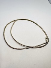 18” 9g MADE IN ITALY OMEGA LINK STERLING SILVER FINE JEWELRY NECKLACE STAMPED picture