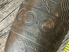 CO-OP Bicycle Head Badge Vintage Brass picture