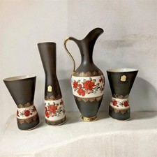 Waldershof Bavaria Germany 96 Antique Vintage Vases Jug Lot Of 4 Rare picture