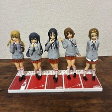 K-On Figure Set of 5 Collectible Anime Figures Authentic Japan Slight Wear picture