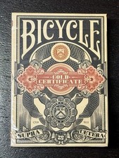 Sealed 2013 Federal 52 Gold Certificate Playing Cards Decks Kings Wild Project picture
