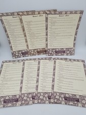 Lot of 7 Vintage Menus from The Culinary Institute of America Hyde Park New York picture
