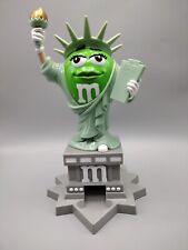 M&M'S M and M's MM World Statue of Ms Liberty Dispenser M & M's Lady Green picture