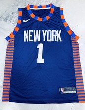 2022-23 Mens NY Knicks Obi Toppin Nike Blue Swingman Edition Jersey Size 48 picture