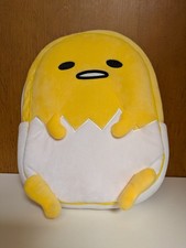 Sanrio Gudetama The Lazy Egg Plush Backpack NEW picture