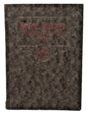 1916 Norton Co. Massachusetts Grinding Wheels & Machinery Catalogue Price List picture