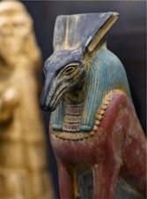 RARE ANCIENT EGYPTIAN ANTIQUES Statue God Seth as Original Museum Copy Egypt BC picture