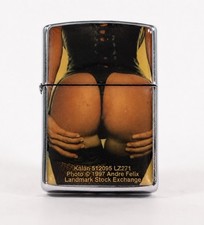 Vintage Kalan Andre Felix 1997 Windproof Lighter Sexy Pin-Up Photo Works picture