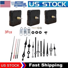 3PCS Quartz Wall Clock Swing Movement Mechanism DIY Kit Silent Repair Parts picture
