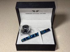 Leonardo Mosaico fountain pen in HawaiiGold Trim  Fine nib G2U picture