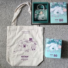 New in Box 80th Anniversary ARABIA Moomin's Day 2025 10oz mug & bonus tote bag picture