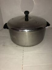 Vintage Farberware 6 QT Pan Stainless Steel Aluminum Clad w/ Lid Yonkers NY USA picture