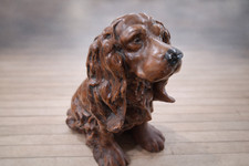 Vintage Chalkware Cocker Spaniel Dog Bank picture